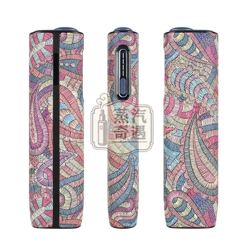 IQOS ILUMA i ONE腰果花紋保護套 四款配色特寫展示