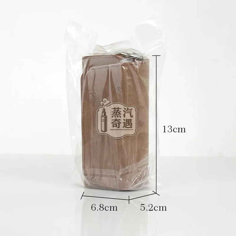 IQOS ILUMA 仿麂皮 PU皮革保護套 棕色款尺寸特寫