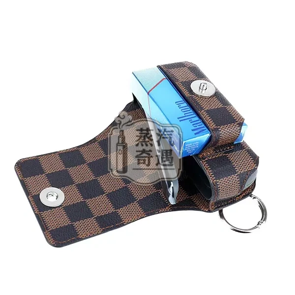 【格子紋4色/經典老花4色】IQOS ILUMA/3.0 DUO便攜收納保護套|PU 皮革防摔IQOS保護殼現貨