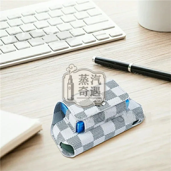 【格子紋4色/經典老花4色】IQOS ILUMA/3.0 DUO便攜收納保護套|PU 皮革防摔IQOS保護殼現貨